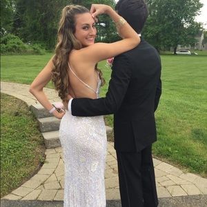 PROM! White dress from Atiana’s boutique